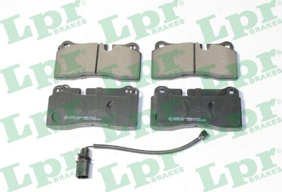 LPR 05P2235A - Brake Pad Set, disc brake autospares.lv