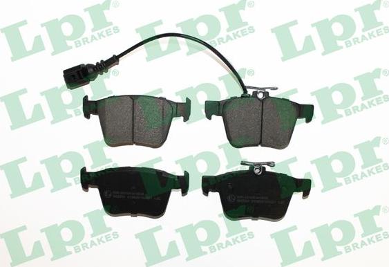 LPR 05P2221 - Brake Pad Set, disc brake autospares.lv