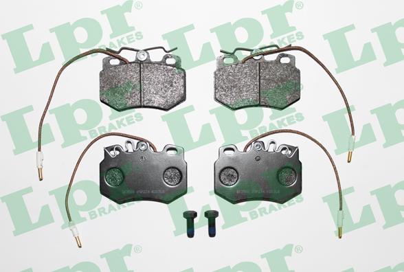 LPR 05P274 - Brake Pad Set, disc brake autospares.lv