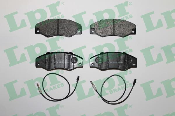 LPR 05P276 - Brake Pad Set, disc brake autospares.lv