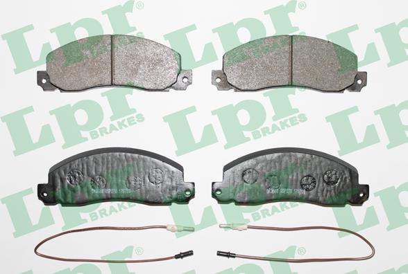 LPR 05P278 - Brake Pad Set, disc brake autospares.lv