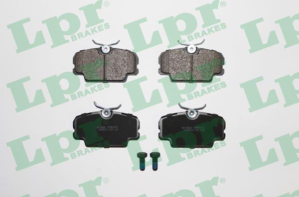 LPR 05P273 - Brake Pad Set, disc brake autospares.lv