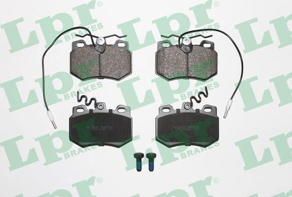 LPR 05P272 - Brake Pad Set, disc brake autospares.lv