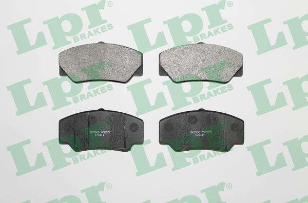 LPR 05P277 - Brake Pad Set, disc brake autospares.lv