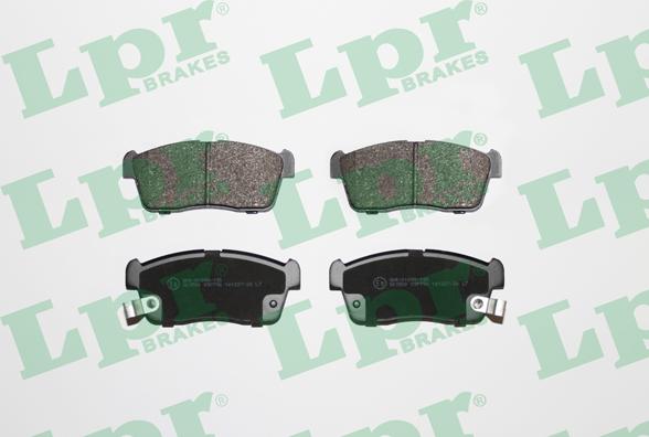 LPR 05P796 - Brake Pad Set, disc brake autospares.lv