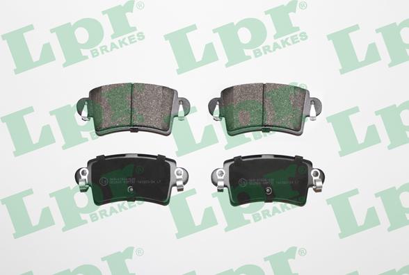 LPR 05P791 - Brake Pad Set, disc brake autospares.lv