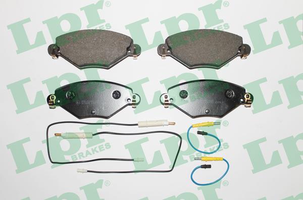 LPR 05P793 - Brake Pad Set, disc brake autospares.lv