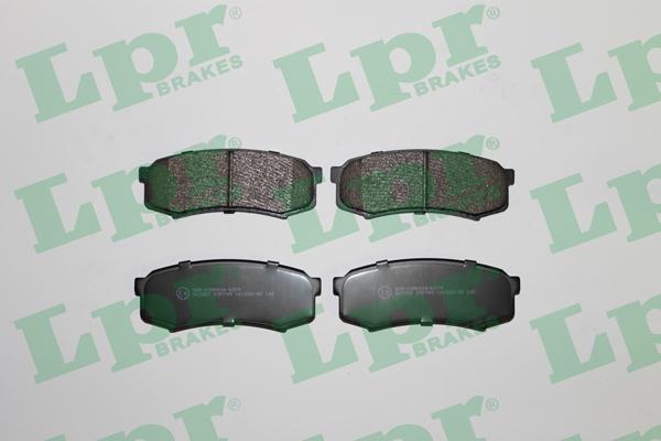 LPR 05P749 - Brake Pad Set, disc brake autospares.lv