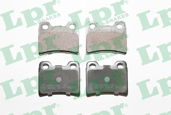 LPR 05P747 - Brake Pad Set, disc brake autospares.lv