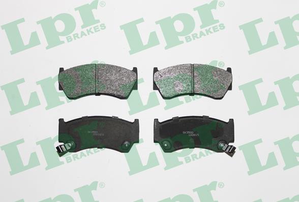 LPR 05P759 - Brake Pad Set, disc brake autospares.lv