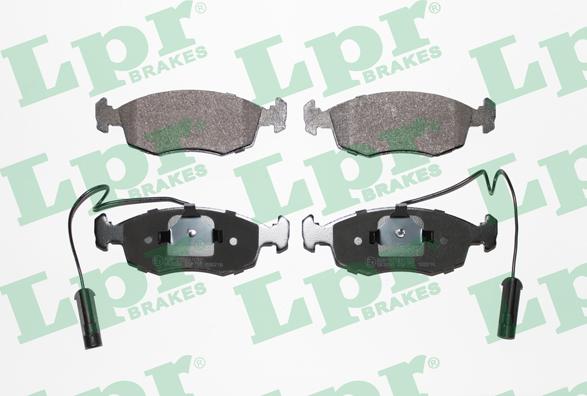 LPR 05P755 - Brake Pad Set, disc brake autospares.lv