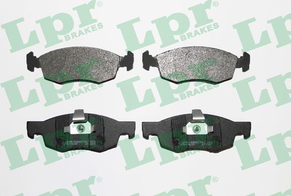 LPR 05P756 - Brake Pad Set, disc brake autospares.lv