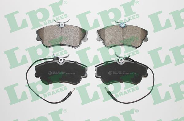 LPR 05P750 - Brake Pad Set, disc brake autospares.lv