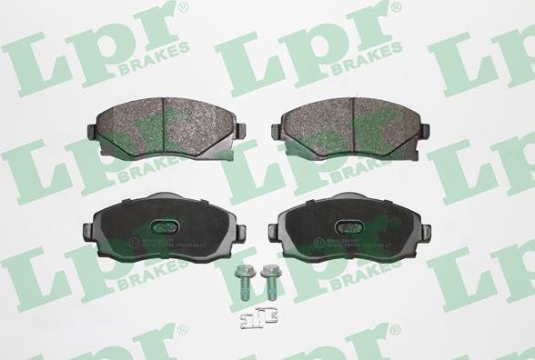 LPR 05P758 - Brake Pad Set, disc brake autospares.lv