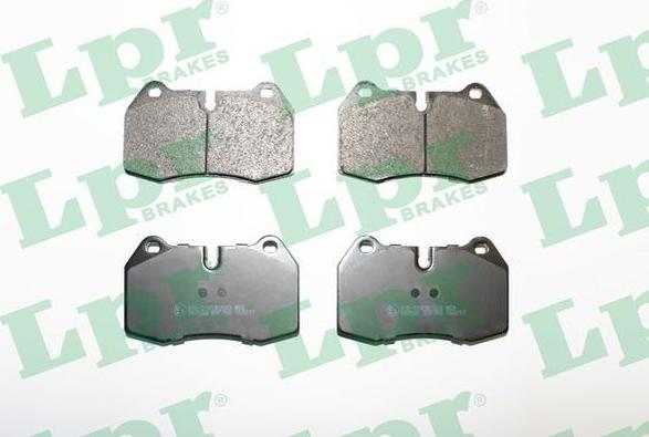 LPR 05P769 - Brake Pad Set, disc brake autospares.lv