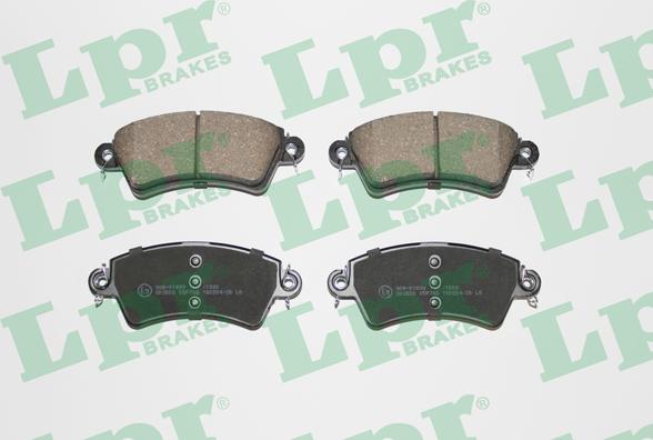 LPR 05P766 - Brake Pad Set, disc brake autospares.lv