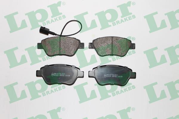 LPR 05P763 - Brake Pad Set, disc brake autospares.lv