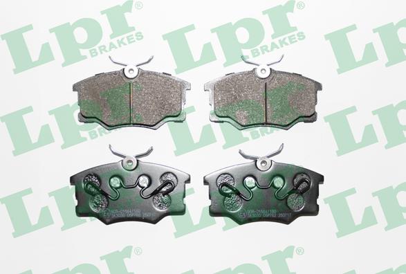 LPR 05P762 - Brake Pad Set, disc brake autospares.lv