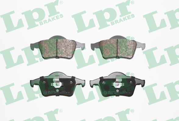 LPR 05P705 - Brake Pad Set, disc brake autospares.lv