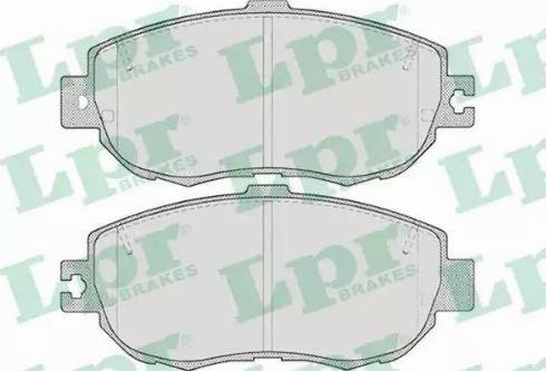 LPR 05P703 - Brake Pad Set, disc brake autospares.lv