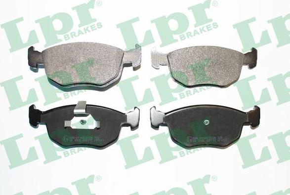 LPR 05P715 - Brake Pad Set, disc brake autospares.lv