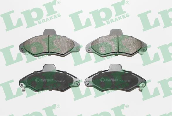 LPR 05P717 - Brake Pad Set, disc brake autospares.lv