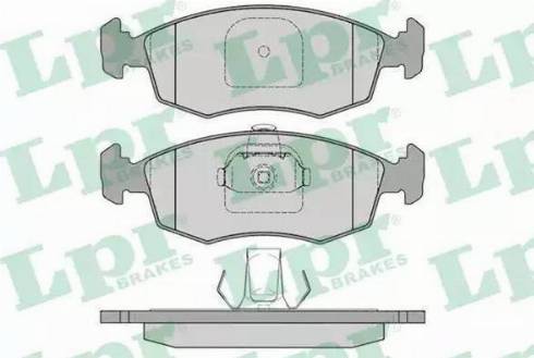 Remsa 17210 - Brake Pad Set, disc brake autospares.lv