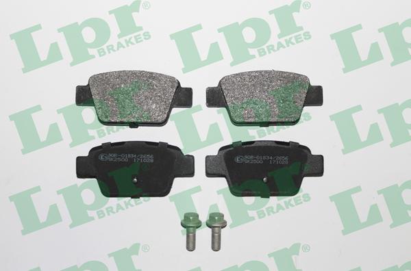 LPR 05P780 - Brake Pad Set, disc brake autospares.lv