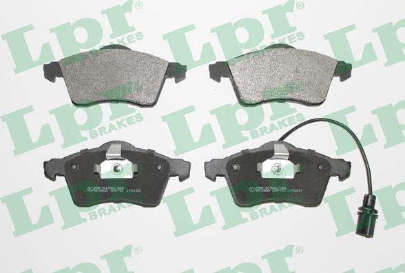 LPR 05P787 - Brake Pad Set, disc brake autospares.lv