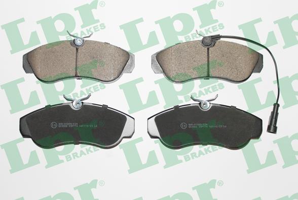 LPR 05P774 - Brake Pad Set, disc brake autospares.lv