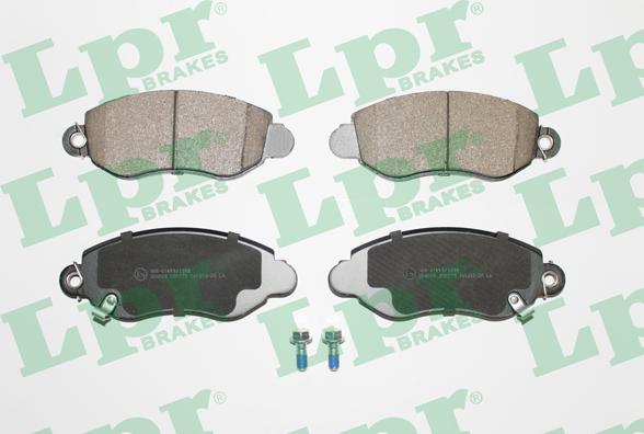 LPR 05P775 - Brake Pad Set, disc brake autospares.lv