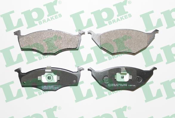 LPR 05P776 - Brake Pad Set, disc brake autospares.lv