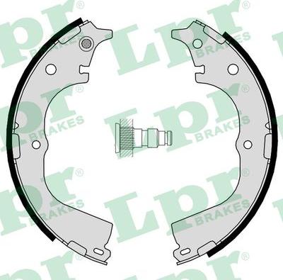 LPR 06950 - Brake Shoe Set autospares.lv