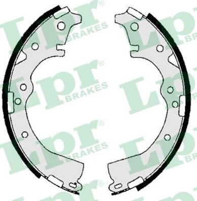 LPR 06650 - Brake Shoe Set autospares.lv