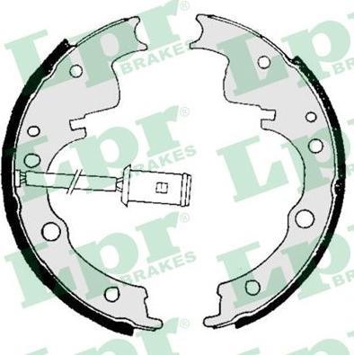 LPR 06060 - Brake Shoe Set autospares.lv