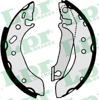 LPR 06030 - Brake Shoe Set autospares.lv