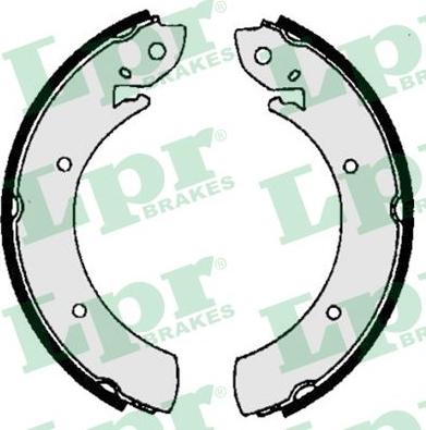 LPR 06070 - Brake Shoe Set autospares.lv