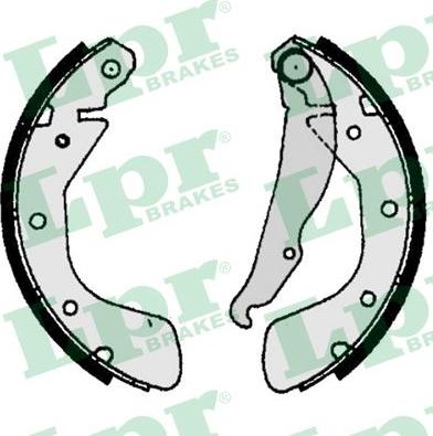 LPR 06800 - Brake Shoe Set autospares.lv