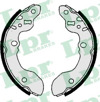 LPR 06880 - Brake Shoe Set autospares.lv