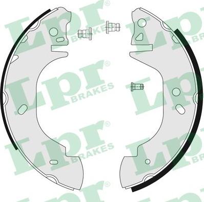 LPR 06760 - Brake Shoe Set autospares.lv