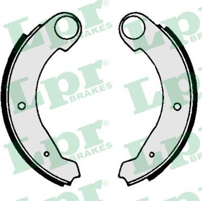 LPR 00410 - Brake Shoe Set autospares.lv