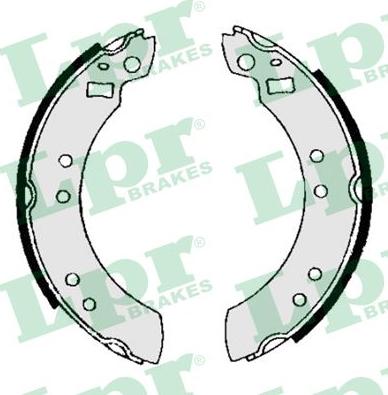 LPR 00600 - Brake Shoe Set autospares.lv