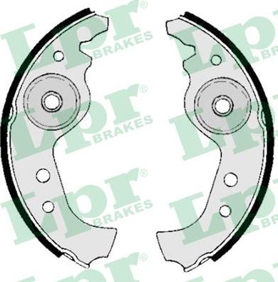 LPR 00890 - Brake Shoe Set autospares.lv