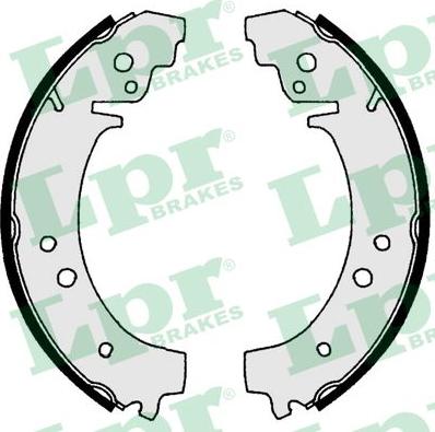 LPR 00730 - Brake Shoe Set autospares.lv