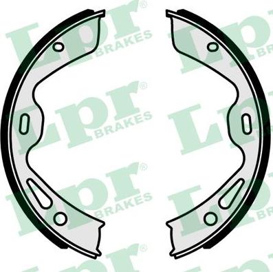 LPR 01042 - Brake Shoe Set, parking brake autospares.lv