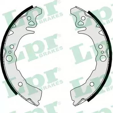 LPR 01065 - Brake Shoe Set autospares.lv