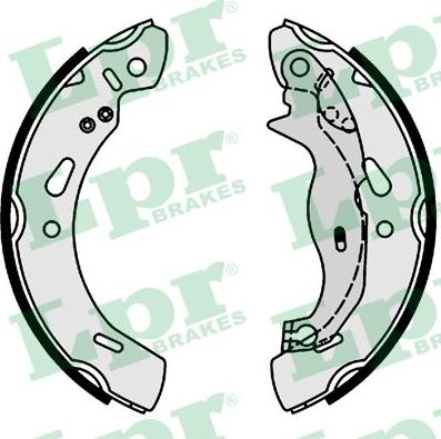 LPR 01004 - Brake Shoe Set autospares.lv