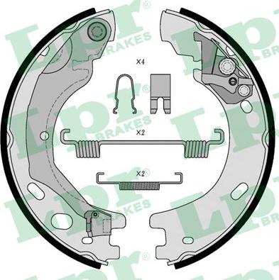 LPR 01030 - Brake Shoe Set, parking brake autospares.lv