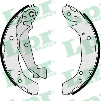 LPR 01023 - Brake Shoe Set autospares.lv