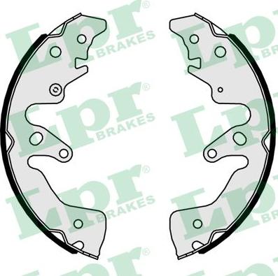 LPR 01076 - Brake Shoe Set autospares.lv